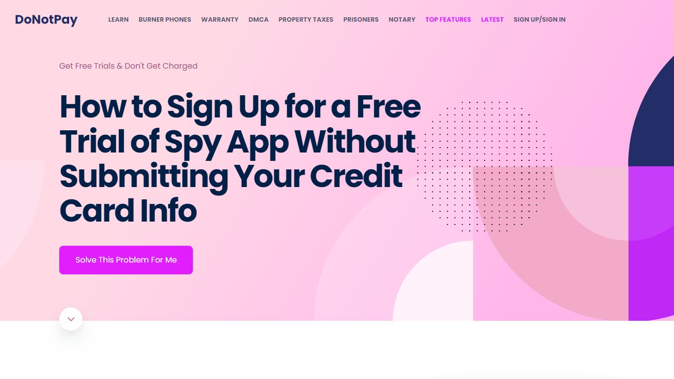 Get Spy App Free Trial Without Giving Your Credit Card Info ... - DoNotPay